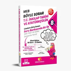 Meb Böyle Sorar 8.Sınıf T.C. İnkılap Tarihi ve Atatürkçülük  Soru Bankası