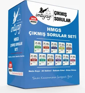 İMTİYAZ 2026 HMGS Çıkmış Sorular Soru Bankası Seti Çözümlü