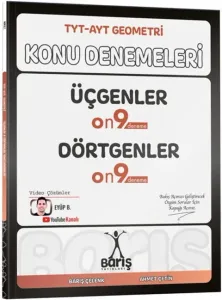 Barış Yayınları TYT - AYT Geometri Üçgenler Dörtgenler Konu Denemeleri