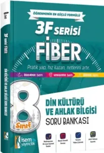 İsem Yayınları 8. Sınıf Din Kültürü ve Ahlak Bilgisi 3F Fiber Soru Bankası