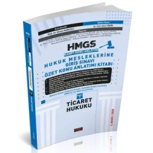 HMGS Özet Konu Anlatımı Ticaret Hukuku Savaş Yayınları Mart 2025