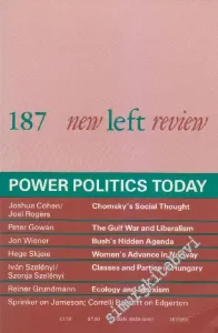 New Left Review - Case: Power Politics Today - Sayı: 187      May - June  1991