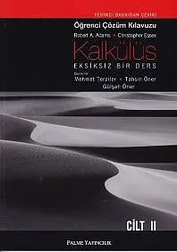 Kalkülüs 2; Öğrenci Çözüm Kitabı