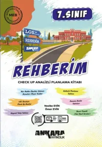 Ankara Yayıncılık 7. Sınıf LGS Rehberim Check Up Analizli Planlama Kitabı