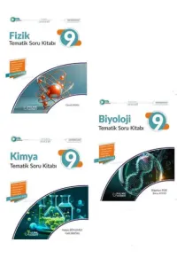 Palme Yayınları 9. Sınıf Fizik Kimya Biyoloji Tematik Soru Kitabı 3'lü Set