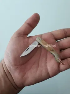 Anahtarlık Maskot Mini Çakı Koç Boynuzu 10,5cm