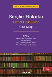 Borçlar Hukuku Genel Hükümler – Özet Kitap