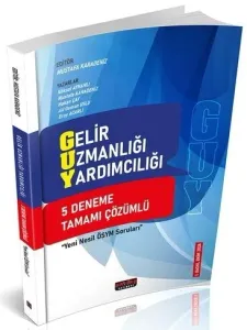 Savaş Yayınları 2026 GUY Gelir Uzman Yardımcılığı 5 Deneme Tamamı Çözümlü