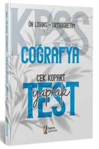 2024 KPSS Ortaöğretim Ön Lisans Coğrafya Çek Kopart Yaprak Test