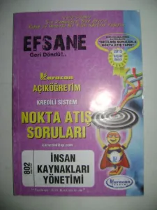 İnsan Kaynakları Yönetimi Nokta Atış Soruları Açıköğretim Kredili Sistem