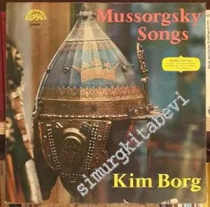 33 LP PLAK VINYL: Modest Mussorgsky, Kim Borg: Songs and Dances Of Death -