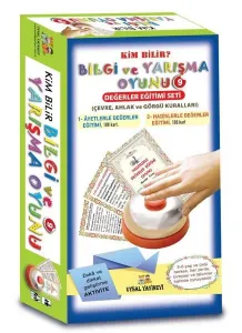 Bilgi ve Yarışma Oyunu - 9 - Değerler Eğitimi Seti  Kim Bilir?; 1-Ayetlerle Değerler Eğitimi , 2-Hadislerle Değerler Eğitimi