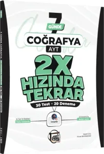YKS AYT 2X HIZINDA TEKRAR COĞRAFYA - 2027
