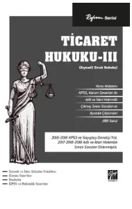 Ticaret Hukuku - III (Kıymetli Evrak Hukuku)