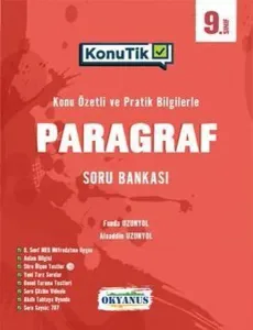 Okyanus Yayınları 9. Sınıf Paragraf KonuTik Konu Özetli Soru Bankası