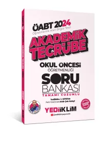 2024 ÖABT Akademik Tecrübe Okul Öncesi Tamamı Çözümlü Soru Bankası