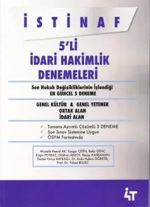 5'li İdari Hakimlik Denemeleri
