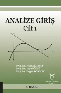Analize Giriş Cilt 1