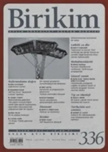 Birikim Aylık Sosyalist Kültür Dergisi Sayı: 336 Nisan 2017
