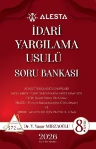 Alesta Akademi 2026 İdari Yargılama Usulü Tamamı Çözümlü Soru Bankası