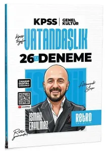 Retro Yayıncılık 2026 KPSS Vatandaşlık 26 Deneme Çözümlü