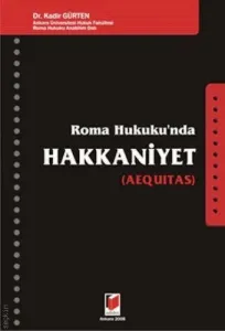 Roma Hukuku'nda Hakkaniyet ( Aequitas )