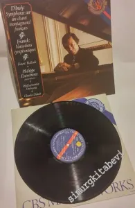 33 LP PLAK VINYL: D'Indy / Franck / Fauré: Philippe Entremont, Philharmonia Orchestra, Charles Dutoit - Symphonie Sur Un Chant Montagnard Français / Variations Symphoniques / Ballade -