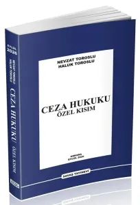 Ceza Hukuku Özel Kısım