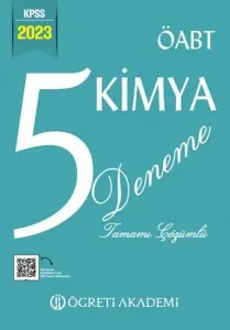 Öğreti Akademi 2025 ÖABT MEB-AGS Kimya Öğretmenliği 5 Deneme Çözümlü