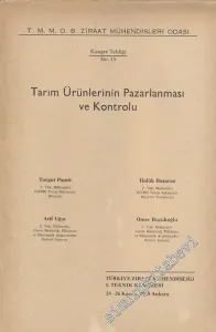 Tarım Ürünlerinin Pazarlanması ve Kontrolu -