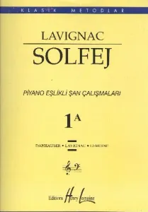 Lavignac Solfej 1A Büyük Boy Porte Müzik Eğitim Merkezi 9786055992538