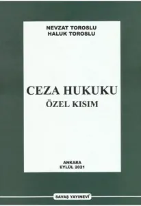 Ceza Hukuku Özel Kısım