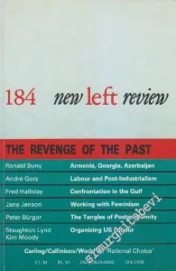 New Left Review - Case: The Revenge Of The Past - Sayı: 184      November - December