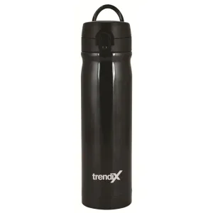 TRENDİX 500ml. ÇELİK TERMOS MATARA Siyah