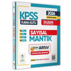 İnformal Yayınları 2026 KPSS Önlisans Ortaöğretim Sayısal Mantık Kara Kutu ÖSYM Çıkmış Soru Bankası Dijital Çözümlü