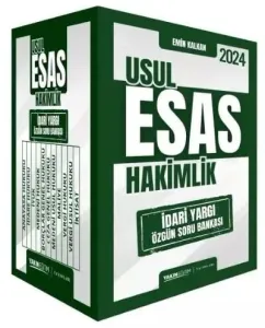 Yakın Eğitim Yayınları 2024 İdari Yargı Usul Esas Hakimlik Soru Bankası Seti Çözümlü