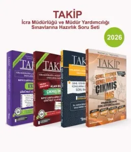 Takip İcra Müdürlüğü ve Müdür Yardımcılığı Sınavlarına Hazırlık Soru Seti