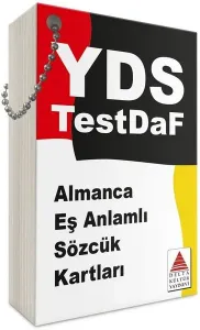 Delta Kültür Yayınları YDS Test Daf Almanca Eş Anlamlı Sözcük Kartları Delta Kültür