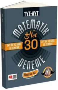 Bıyıklı Matematik TYT İlk 12 AYT İlk 10 Soru Matematik 30 Deneme