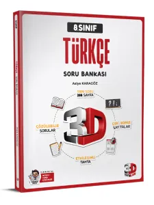 3D 8. Sınıf Türkçe Soru Bankası