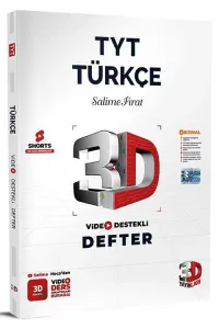 3D TYT Türkçe Video Destekli Defter 2024