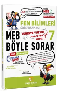 Sinan Kuzucu Yayınları 7. Sınıf Fen Bilimleri Soru Bankası 2028 Lgs Ön Hazırlık