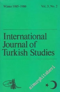 International Journal Of Turkish Studies - Sayı: 3  No: 2    Winter 1986