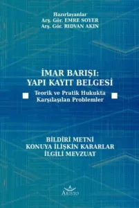 İmar Barışı: Yapı Kayıt Belgesi