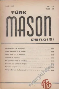 Türk Mason Dergisi - 37    10