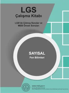 2027 MEB Örnek Soruları LGS Fen Bilimleri Çalışma Kitabı 8.Sınıf RENKLİ Baskı A4 Boyut GÜNCEL BASKI