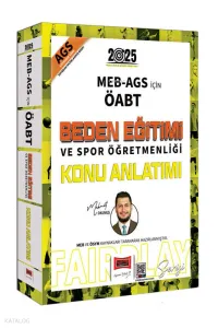 Yargı Yayınları 2025 MEB-AGS ÖABT Beden Eğitimi ve Spor Öğretmenliği Konu Anlatımı Fairplay Serisi