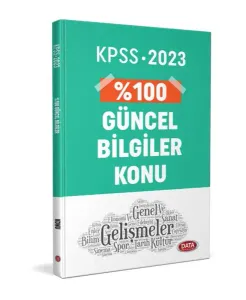 Data Yayınları 2026 KPSS Genel Kültür, Güncel Bilgiler Ders Notu