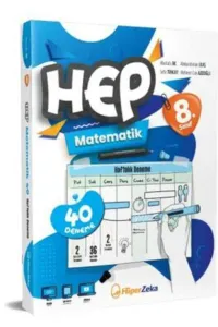 HİPERZEKA 8.Sınıf HAFTALIK HEP MATEMATİK 40 DENEME