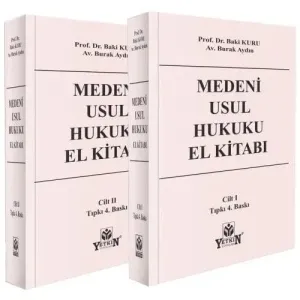 Medeni Usul Hukuku El Kitabı (2 Cilt, Tıpkı Basım)